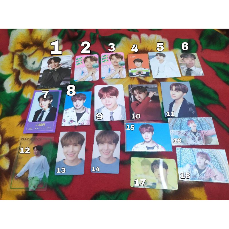 PHOTOCARD OFFICIAL JHOPE BTS