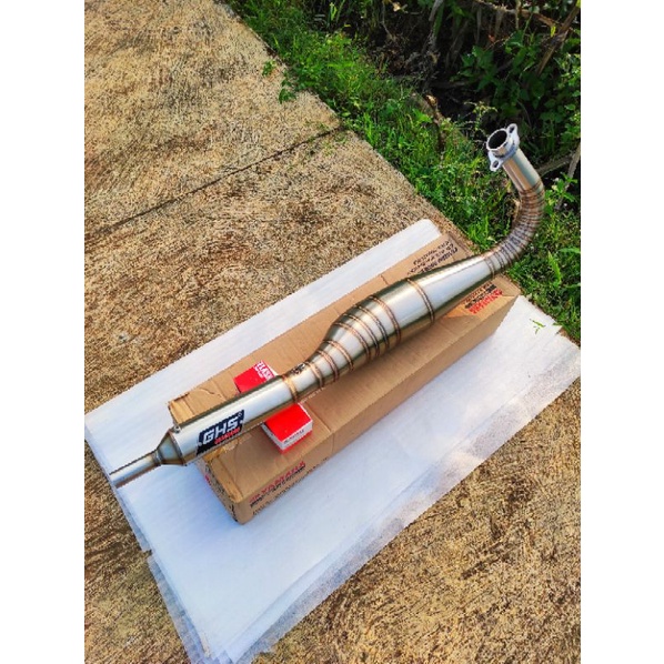 Knalpot RX KING Kolong Python Stainless SE [ Spesial Edition ] Original GHS Racing