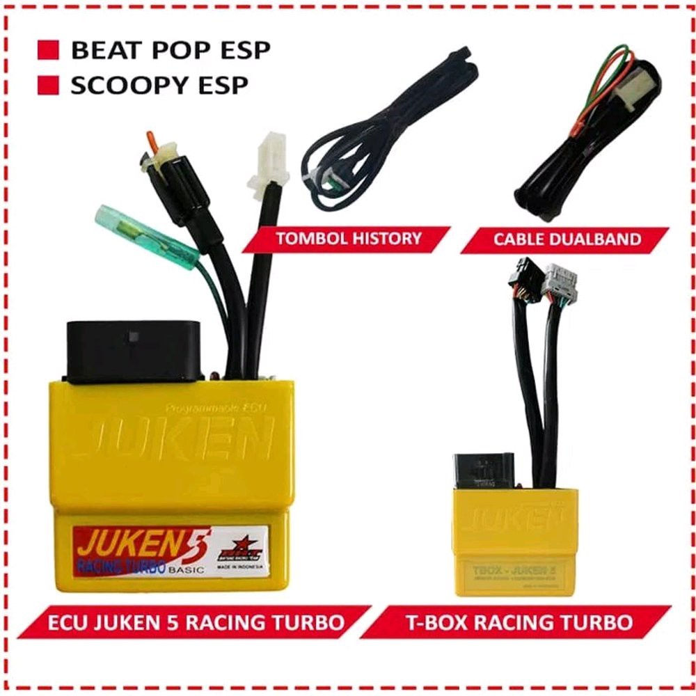 ECU JUKEN 5+ BASIC RACING TURBO BRT - BEAT POP ESP - SCOOPY ESP