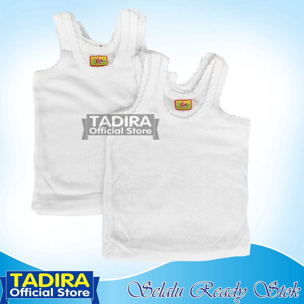 6 Pcs Singlet Anak Kaos Dalam Anak Laki-Laki Dan Perempuan Pakaian Dalam Khusus Putih TADIRA Store