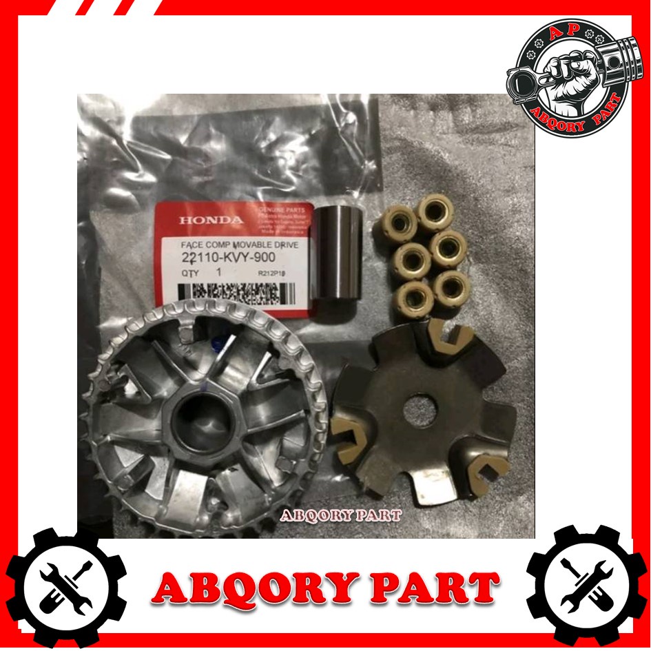 Abqory part____Rumah Roller assy Honda Beat Karbu Lama Old Spacy Karbu Scoopy KVY