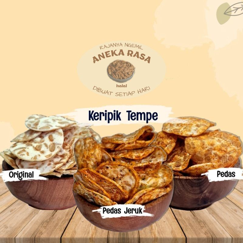 

Keripik Tempe Sagu 250 gram