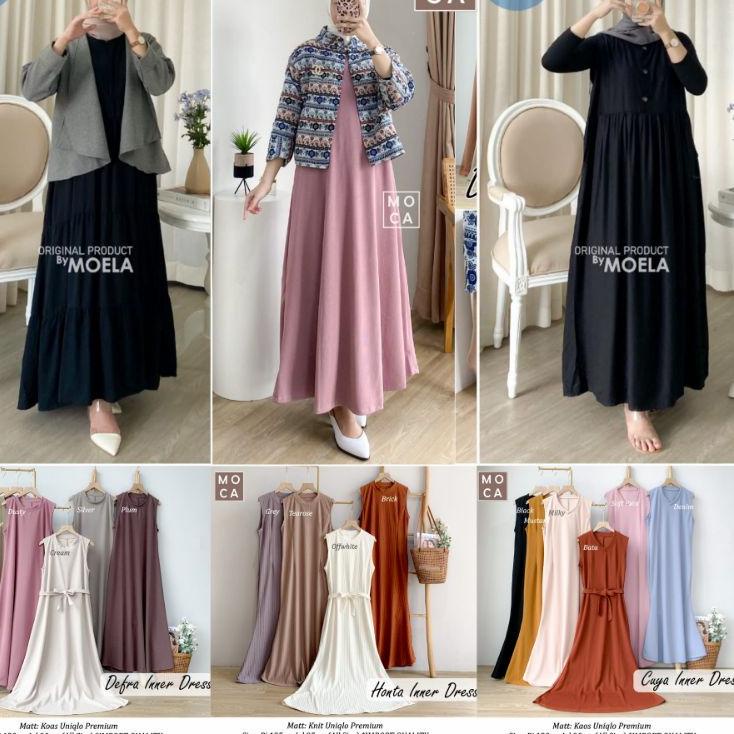 Barang Pilihan.. PILO/INNER/BITI/MANISA/RIFI/ZELI/PASTELA/OLIVIA/OLIVIA/SKEZUA/SHARENA INNER DRESS R