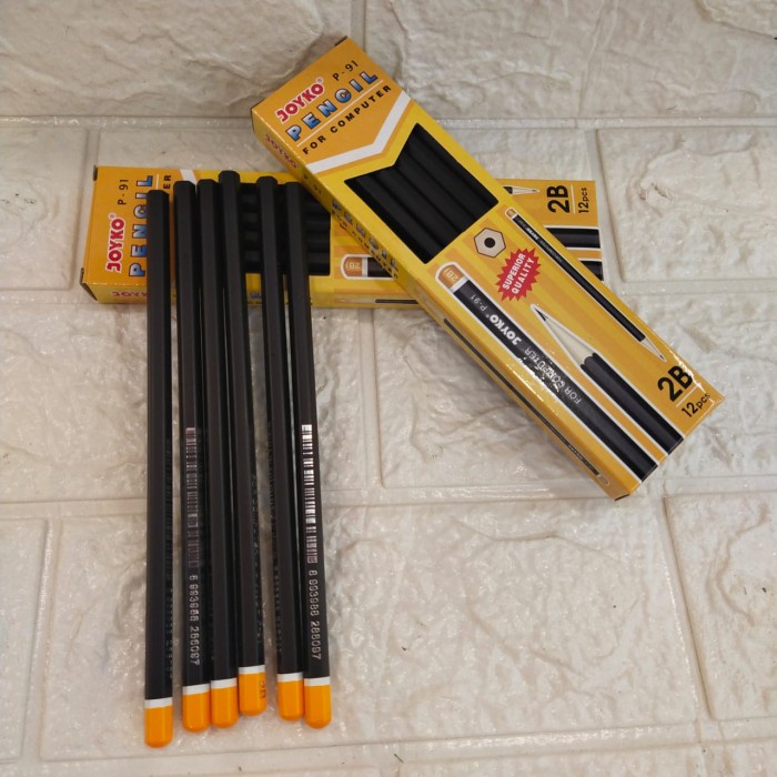 

Sale Pensil Joyko 2B P-91 Hexagonal. 1 Pak Isi 12Pcs Trendi