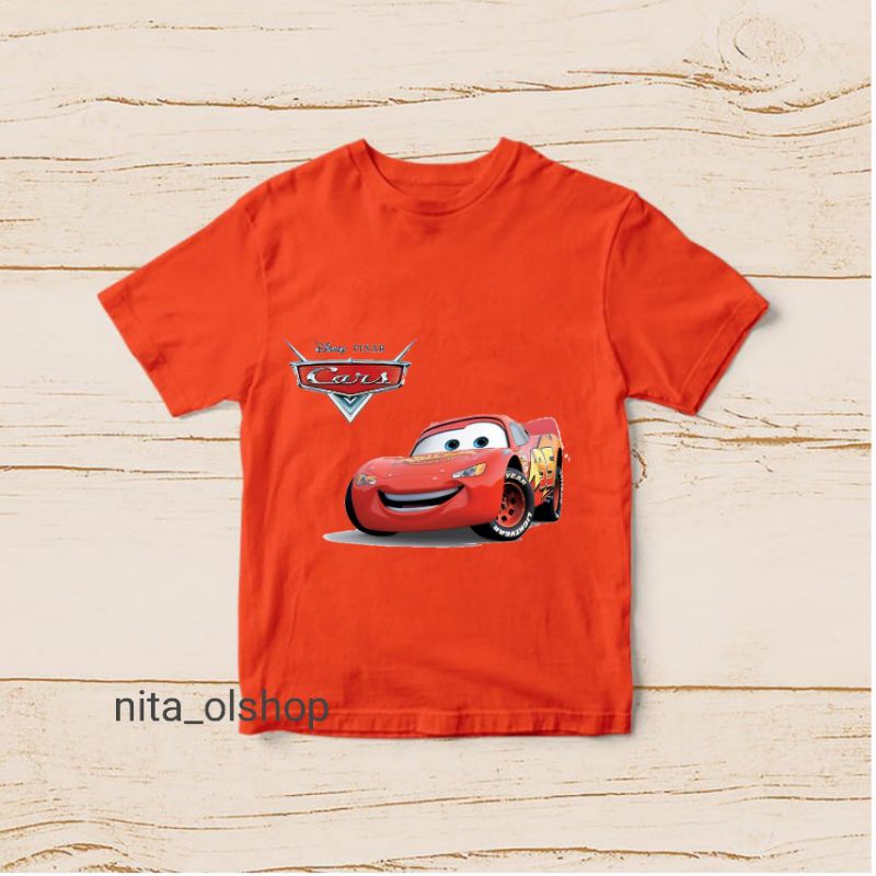 baju cars baju mobil kartun