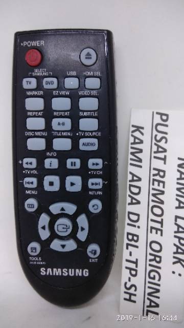 REMOTE REMOT DVD SAMSUNG AK59-00084V ORIGINAL ASLI