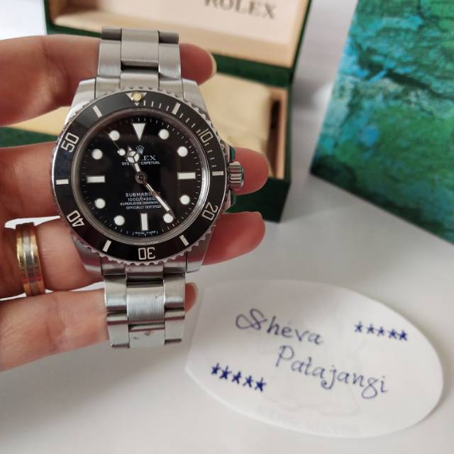 Rolex Submariner Black No Date 114060