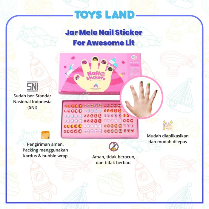 

Segera Miliki Nail Stickers-For Awesome Lit Trendi