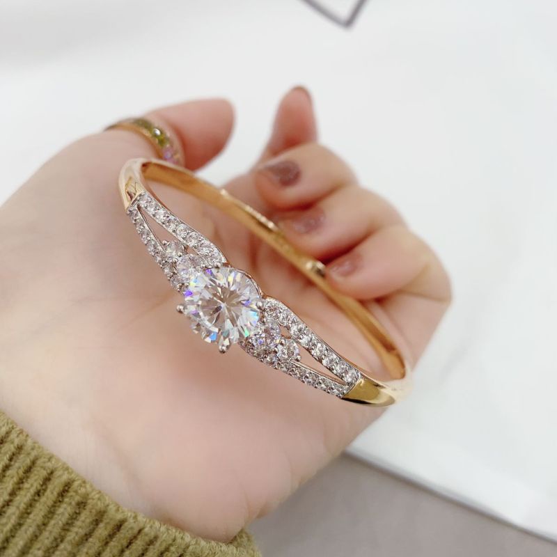 Gelang Premium gold lapis emas anti karat anti alergi premium Quality Bracelet Zircon import K22