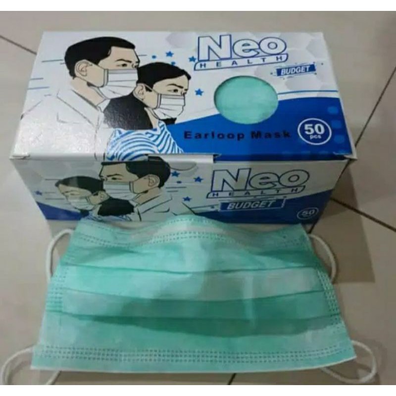 Masker Neo Budget Earloop 50pcs