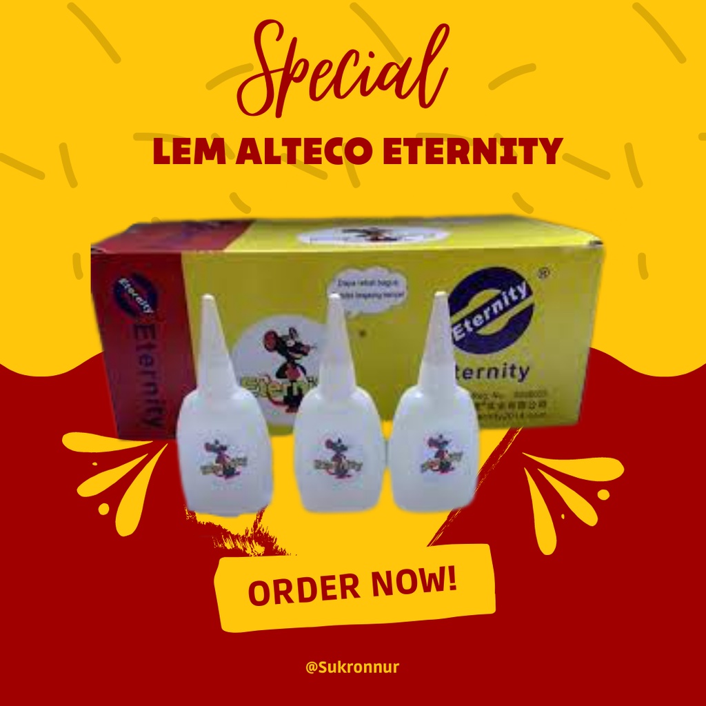 LEM ALTECO ETERNITY GAMBAR TIKUS CEPAT KERING 3 DETIK 50GR ORIGINAL