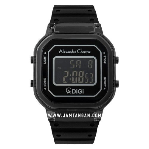 Alexandre Christie AC 9331 LH RIGBA Ladies Digital Dial Black