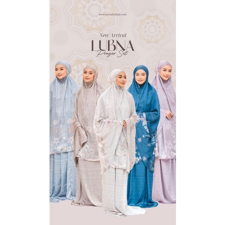 Mukena LUBNA PRAYER SET plus sajadah by Mylady