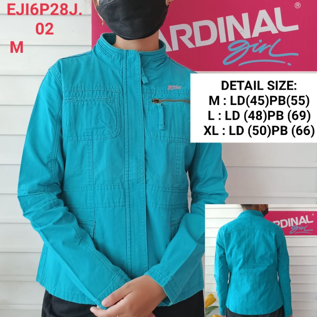 gof JKG CARDINAL GIRL JAKET KANVAS Cewek Pakaian Wanita Outerwear Distro Jaket Original!