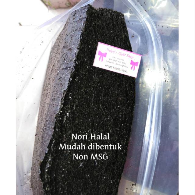 Nori sushi 50 lembar manjun tokinori sakao sushi nori halal murah kimbap bento onigiri seaweed rumput laut gimbap