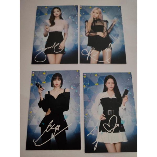 photocard blackpink x globe v.2