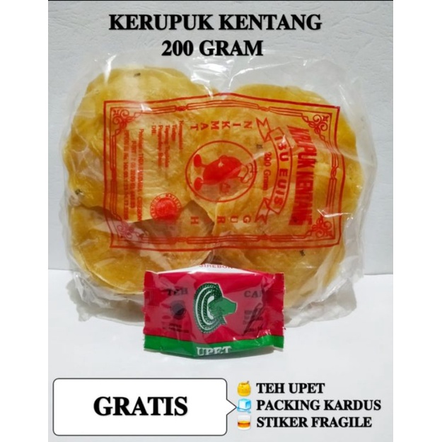 

KERUPUK KENTANG GRATIS Teh Upet