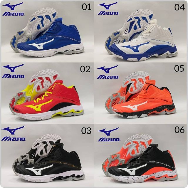 Hot Sale Sepatu Premium Original Import Vietnam Mizuno Wave Lighting WLZ 6 MID