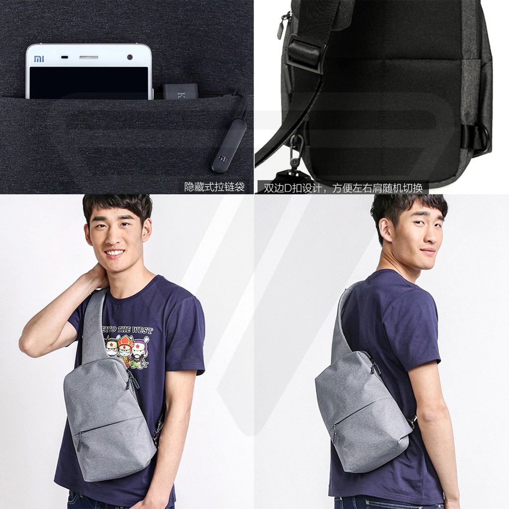 Xiaomi Mi City Sling Bag - Tas Xiaomi Sling Bag Crossbody Bag - 100%  ORIGINAL | Shopee Indonesia