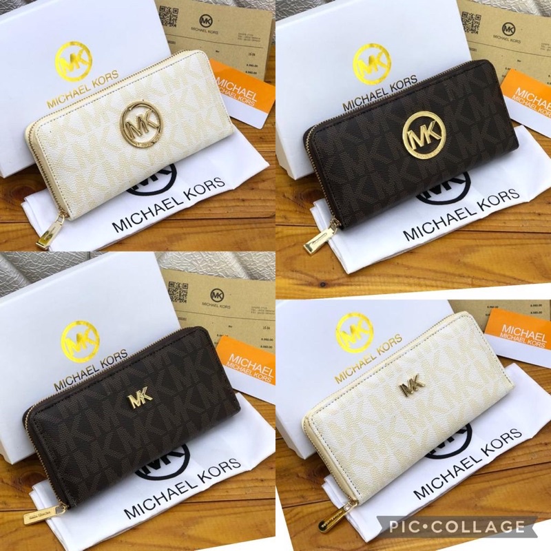 Dompet MK LOGO HURUF RES 1 FREE BOX UK 20x10 kode 8790