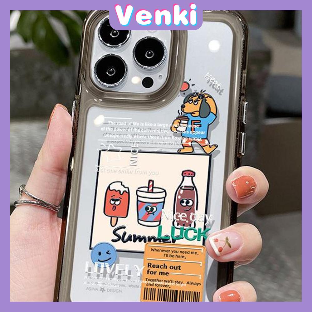 iPhone Case HD Acrylic High Quality Hard Case Clear Case Metal Button Protection Camera Shockproof Cartoon Cute Compatible For iPhone 14 Pro Max 14 Plus 13 Pro Max 12 11 XR 7Plus