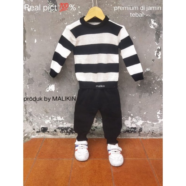 MALIKIN JOGER ANAK 1-2-3 unisex/STELAN ANAK/SWEATER  STELAN ANAK