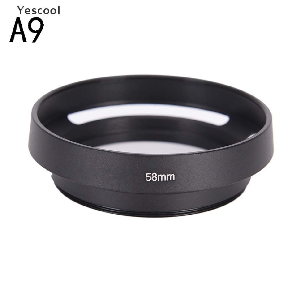 Yescool 37 39 40.5 43 46 49 52 55 58 62 67mm Pelindung Lensa Kamera Leica Canon Nikon