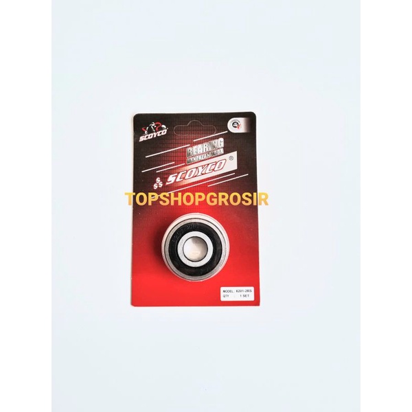 (PROMO) LAHAR RODA DEPAN BEARING MOTOR HONDA 6201 2RS BERKUALITAS