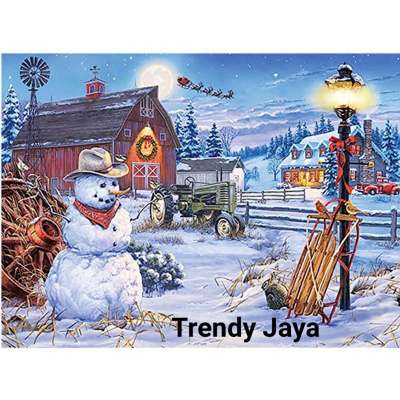 Puzzle 1000 Pcs Ukuran 50 x 75cm Jigsaw Special Christmas Edition