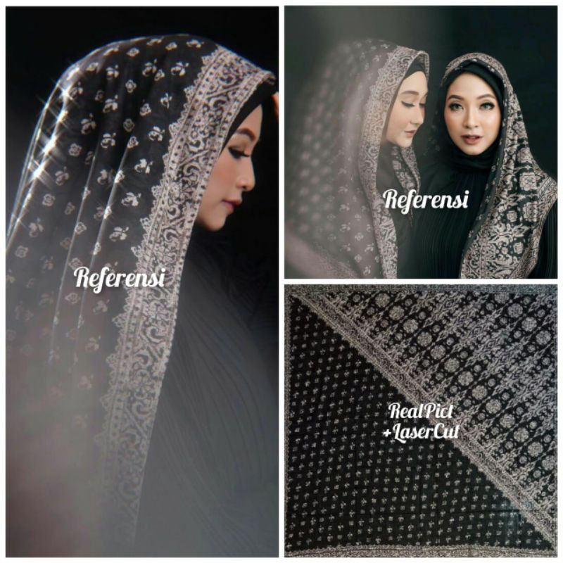 (BIG SALE) Givan Hijab Voal Motif Premium