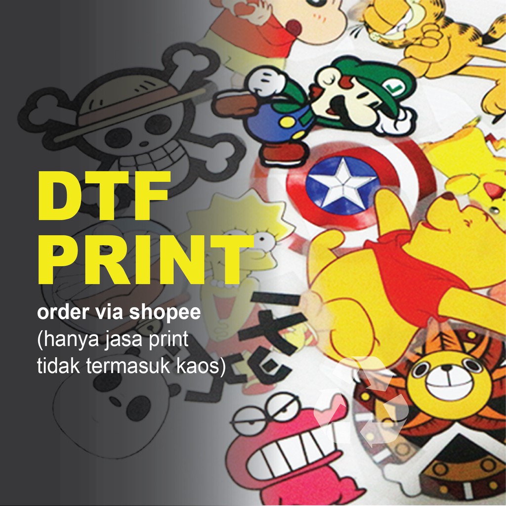 

JASA PRINT SABLON DTF - SATUAN & 1/2METER