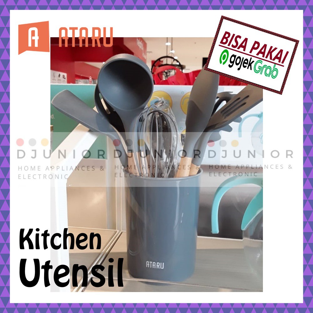 ATARU - KITCHEN UTENSILS SILICON / SET ALAT MASAK SILIKON