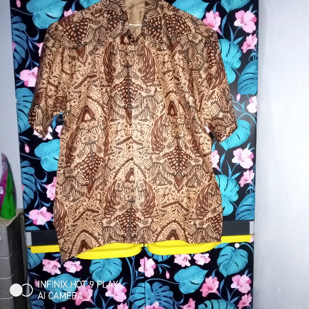 ( Promo Cod / Bisa Pisah ) Maura Couple - Sania Ruffle Batik Couple - M L Xl Xxl