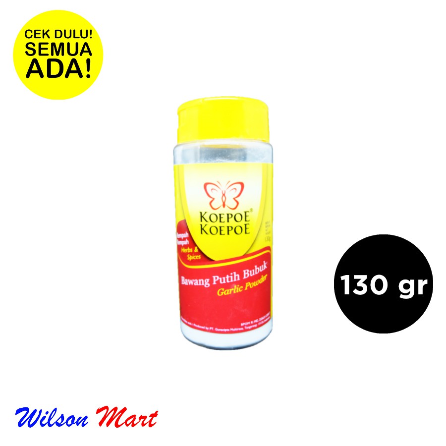 

KOEPOE KOEPOE BAWANG PUTIH BUBUK 130 GRAM GARLIC POWDER