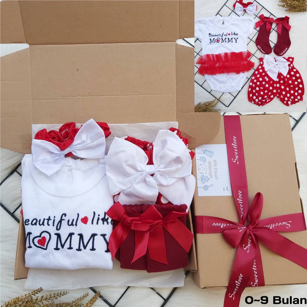 COD HAMPERS BAYI DRES TUTU PREMPUAN | KADO LAHIRAN | NEWBORN GIFT BOX | Banyak varian