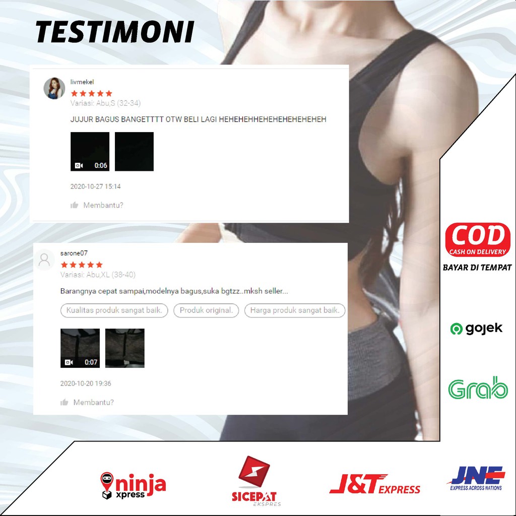 GS2 Sport Bra BH Senam Yoga BH GYM Fitness Olahraga Bra Zipper Resleting Depan Pakaian Dalam Wanita