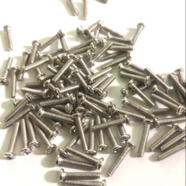 Jual Baut 2x10 / Baut M2 /screw M2 Panjang 10mm Isi 100 | Shopee Indonesia