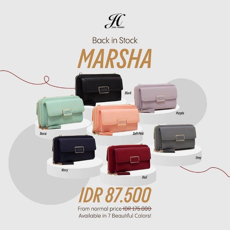 Marsha mini bag jims honey dompet tas wanita