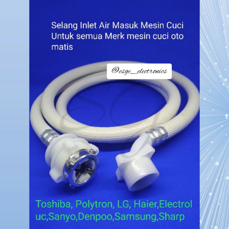 SELANG INLET 1.5M SELANG MESIN CUCI SELANG MASUK AIR MESIN CUCI WATER HOSE INLET MESIN CUCI 1 TABUNG SHARP MESIN CUCI SELANG MESIN CUCI SELANG AIR MASUK MESIN CUCI OTOMATIS SELANG INLET OTOMATIS SELANG MASUK AIR MESIN CUCI AUTOMATIC OTOMATIS