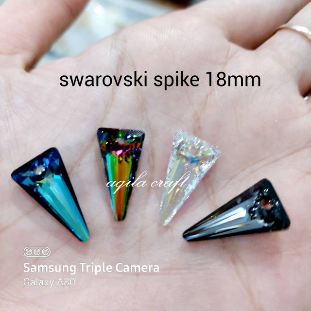 SALE CRYSTAL SWAROVSKI ORIGINAL CRYSTAL SWAROVSKI ORIGINAL SPIKE 18MM CRY AB