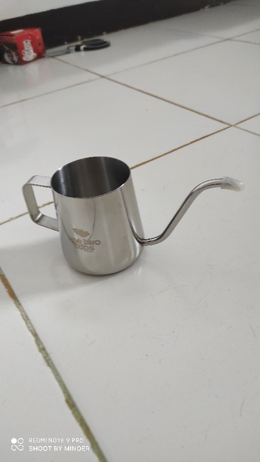 Teko Leher Angsa Gooseneck Pour Over Stainless Tebal 350ml