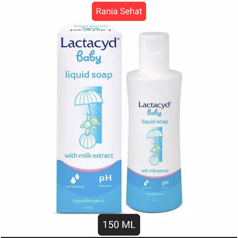 LACTACYD Baby Liquid Soap 150 ML / Sabun Mandi Bayi / Sabun Bayi / Sabun Cair Bayi