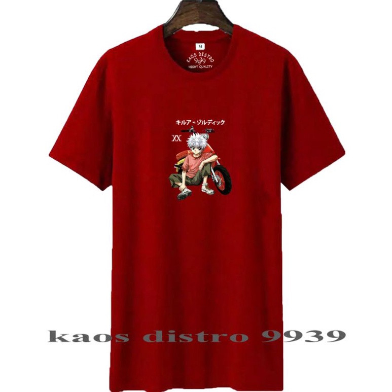KAOS DISTRO PRIA ANIME KILLUA SABLON DIGITAL
