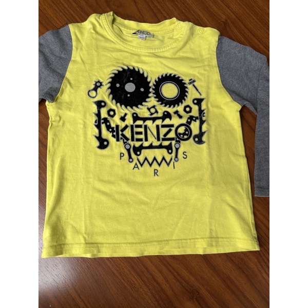 kenzo kaos anak 4 - 5 tahun kuning