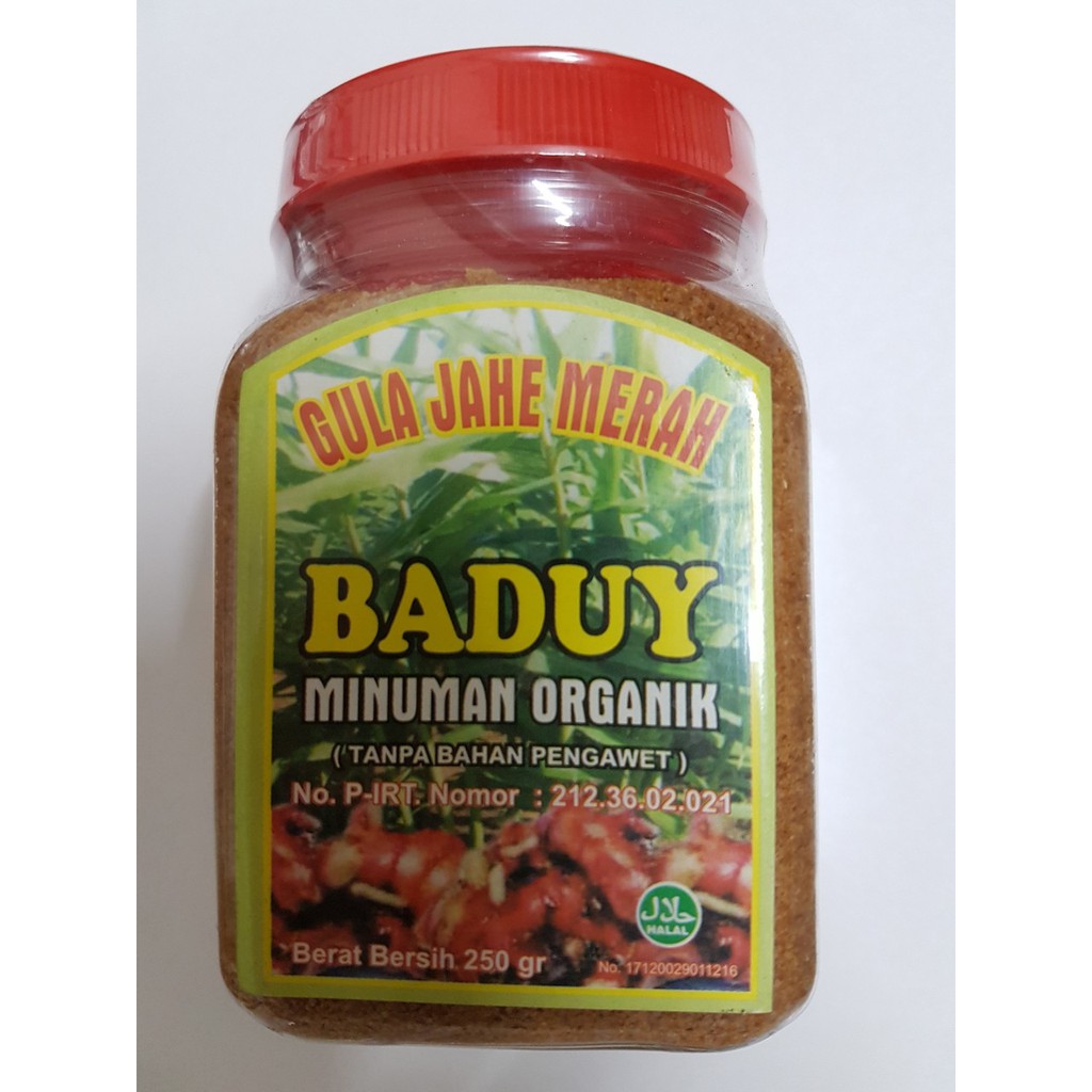 

Gula Jahe Merah Baduy