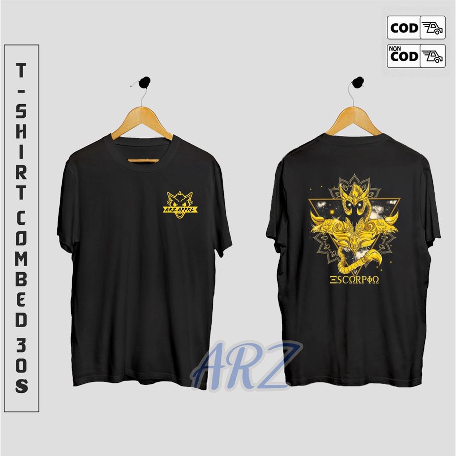 T-SHIRT KAOS DISTRO SAINT SEIYA : SCORPIO