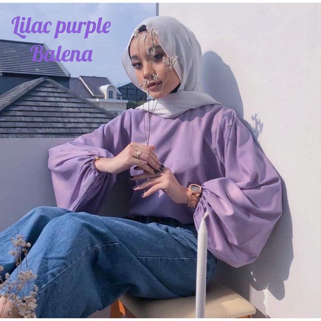 GFS AT BALENA OVERSIZE BALOON BLOUSE TOP