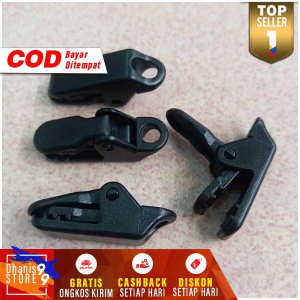 ➳SUPER SALEея Meltalk Jepit Tenda Terpal Heavy-duty Alligator Tarpaulin Clips Penjepit 10 PCS Murah