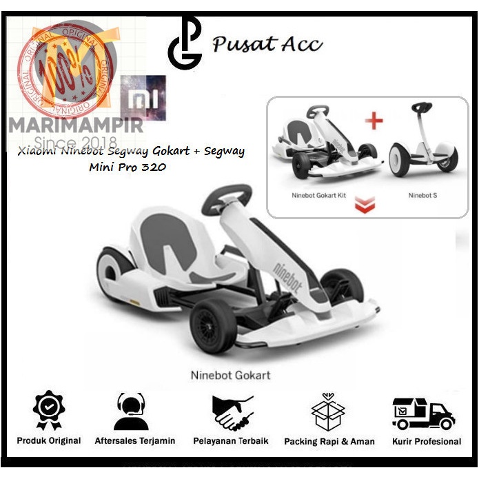 Marimampir Xiaomi Ninebot Segway Gokart + Segway Mini Pro 320 - Original - Gokart Only