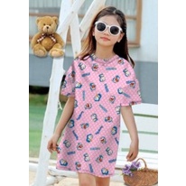 VF-DRESS ANAK PEREMPUAN MOTIF FULL PRINT / DASTER UMUR 3-8 TAHUN PT2